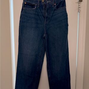 Madewell baggy straight jean